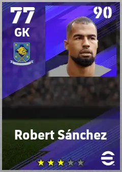 Robert Sanchez eFootball 2026 player card — 77 OVR GK