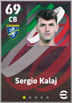 Sergio Kalaj eFootball 2026 player card — 69 OVR CB