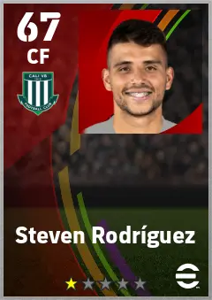 Steven Rodriguez eFootball 2026 player card — 67 OVR CF