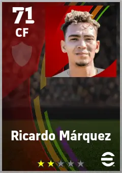 Ricardo Marquez eFootball 2026 player card — 71 OVR CF
