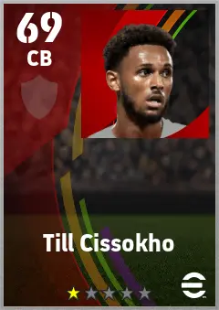 Till Cissokho eFootball 2026 player card — 69 OVR CB