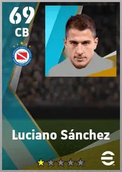 Luciano Sanchez eFootball 2026 player card — 69 OVR CB