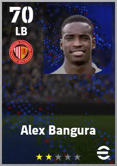 Alex Bangura eFootball 2026 player card — 70 OVR LB