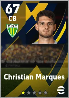 Christian Marques eFootball 2026 player card — 67 OVR CB