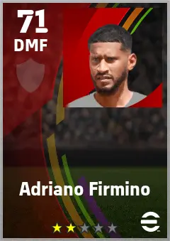 Adriano Firmino eFootball 2026 player card — 71 OVR DMF