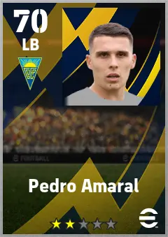 Pedro Amaral eFootball 2026 player card — 70 OVR LB