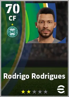 Rodrigo Rodrigues eFootball 2026 player card — 70 OVR CF