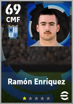 Ramon Enriquez eFootball 2026 player card — 69 OVR CMF