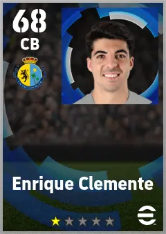 Enrique Clemente eFootball 2026 player card — 68 OVR CB