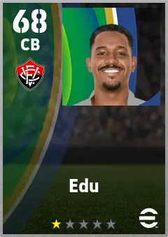 Edu eFootball 2026 player card — 68 OVR CB