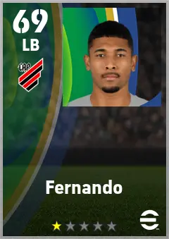 Fernando eFootball 2026 player card — 69 OVR LB