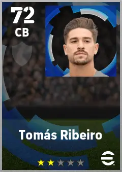 Tomas Ribeiro eFootball 2026 player card — 72 OVR CB