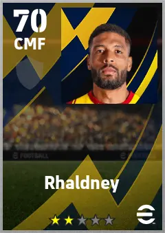 Rhaldney eFootball 2026 player card — 70 OVR CMF