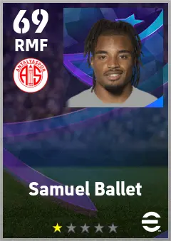 Samuel Ballet eFootball 2026 player card — 69 OVR RMF
