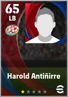 Harold Antinirre eFootball 2026 player card — 65 OVR LB