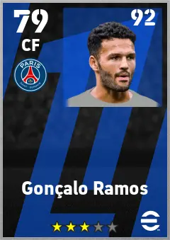 Goncalo Ramos eFootball 2026 player card — 79 OVR CF