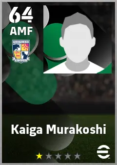Kaiga Murakoshi eFootball 2026 player card, 64 OVR AMF