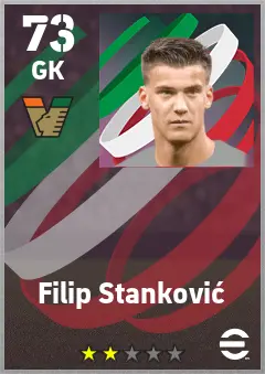 Filip Stankovic eFootball 2026 player card — 73 OVR GK