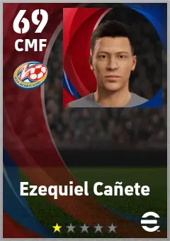 Ezequiel Canete eFootball 2026 player card — 69 OVR CMF
