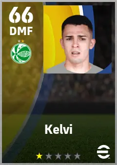 Kelvi eFootball 2026 player card — 66 OVR DMF