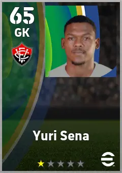 Yuri Sena eFootball 2026 player card — 65 OVR GK