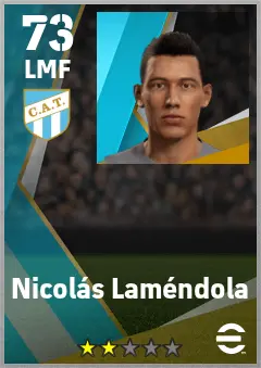 Nicolas Lamendola eFootball 2026 player card — 73 OVR LMF
