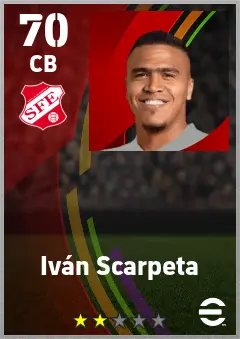 Ivan Scarpeta eFootball 2026 player card — 70 OVR CB