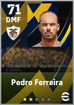 Pedro Ferreira eFootball 2026 player card — 71 OVR DMF