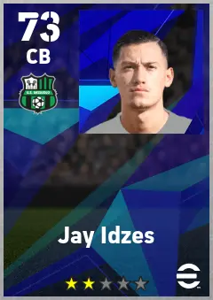 Jay Idzes eFootball 2026 player card — 73 OVR CB