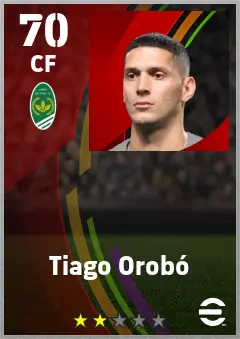 Tiago Orobo eFootball 2026 player card — 70 OVR CF