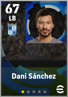 Dani Sanchez eFootball 2026 player card — 67 OVR LB