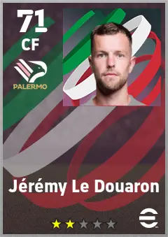 Jeremy Le Douaron eFootball 2026 player card — 71 OVR CF