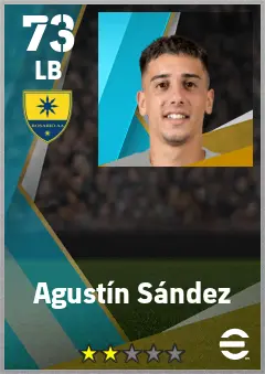 Agustin Sandez eFootball 2026 player card — 73 OVR LB