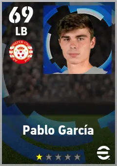 Pablo Garcia eFootball 2026 player card — 69 OVR LB