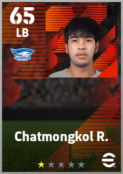 Chatmongkol R. eFootball 2026 player card — 65 OVR LB