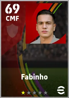 Fabinho eFootball 2026 player card — 69 OVR CMF