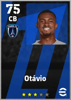 Otavio eFootball 2026 player card — 75 OVR CB