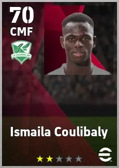 Ismaila Coulibaly eFootball 2026 player card, 70 OVR CMF