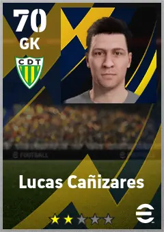 Lucas Canizares eFootball 2026 player card — 70 OVR GK