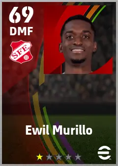 Ewil Murillo eFootball 2026 player card — 69 OVR DMF