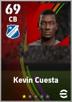 Kevin Cuesta eFootball 2026 player card — 69 OVR CB