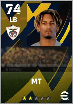 MT eFootball 2026 player card — 74 OVR LB