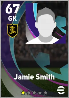 Jamie Smith eFootball 2026 player card — 67 OVR GK