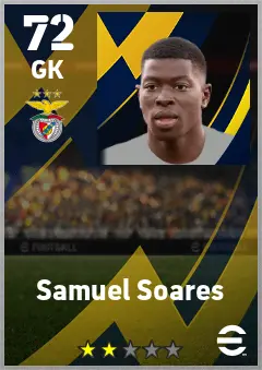 Samuel Soares eFootball 2026 player card — 72 OVR GK