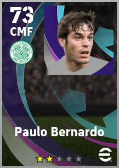 Paulo Bernardo eFootball 2026 player card — 73 OVR CMF