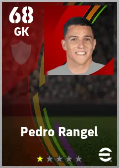 Pedro Rangel eFootball 2026 player card — 68 OVR GK