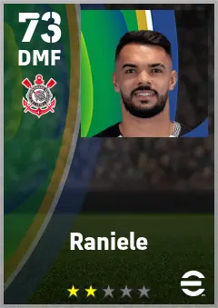 Raniele eFootball 2026 player card — 73 OVR DMF