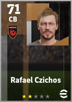 Rafael Czichos eFootball 2026 player card — 71 OVR CB