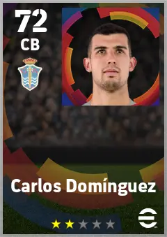Carlos Dominguez eFootball 2026 player card — 72 OVR CB