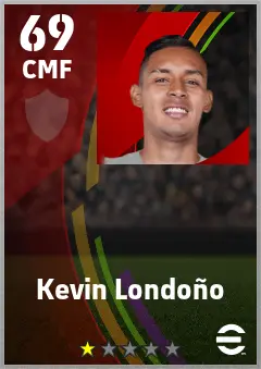 Kevin Londono eFootball 2026 player card — 69 OVR CMF